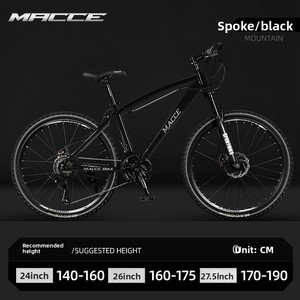 Bicicleta de Montaña de 26 Pulgadas con Rueda de una Pieza, 21/30 Velocidades, Acero de Alto Carbono, Frenos de Disco Dobles, Precio de Fábrica, para Hombre - Product Image 5
