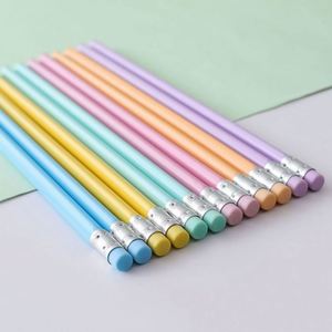 Fournitures scolaires, crayons à mine noire HB, certifiés EN71, crayons hexagonaux en bois personnalisés, crayons standard, Zhejiang, emballage en vrac, papeterie - Product Image 4