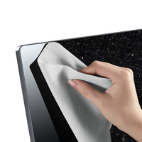 Chiffon de nettoyage pour objectif d'appareil photo en microfibre de luxe, nettoyage de bijoux, polissage d'écran personnalisé, nettoyant Apple avec logo pour iPhone, Mac, iWatch