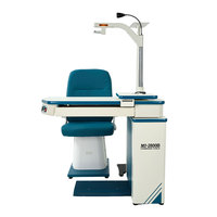 Unité Combinée Ophtalmique MI-2800B : Table d'Examen Réglable avec Chaise et Lampe Aist Optics