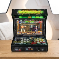 Console de jeu d'arcade Bartop avec fonction de poussée de pièces, jeux multiples, divertissement familial, Pandora Box, joystick et boutons de poussée, jeu de boxe