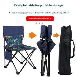 Logotipo personalizable al aire libre Camping <span class=keywords><strong>Playa</strong></span> Adultos y niños Silla plegable <span class=keywords><strong>Playa</strong></span> Silla <span class=keywords><strong>de</strong></span> pesca - Product Image 3