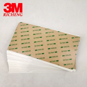 Cinta Adhesiva de Doble Cara Impermeable 3M 300LSE 9495, Cinta Transparente de PET de 147 mm x 294 mm - Product Image 1