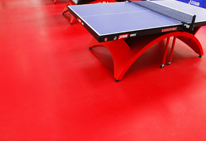 พื้นไวนิล PVC หนา 4.5 มม. คุณภาพระดับมืออาชีพ ป้องกันแรงกระแทก ไม่ทิ้งรอย สำหรับปูพื้นสนามกีฬาในโรงฝึกซ้อมเทเบิลเทนนิส - Product Image 3