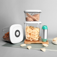 Ensemble de 3 tailles de récipients sous vide de qualité alimentaire les plus vendus à bas prix Récipients sous vide en plastique pour le stockage des aliments