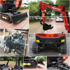 1.2ton Sơn Đông Hightop nhỏ Crawler Digger euro5 động cơ 2ton, 3.5ton, 6ton máy xúc với giá nhà máy - Product Image 5