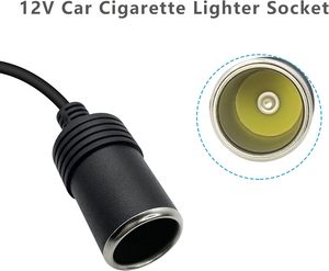 Adaptateur allume-cigare USB Type-C, câble <span class=keywords><strong>convertisseur</strong></span> USB A mâle vers <span class=keywords><strong>prise</strong></span> allume-cigare <span class=keywords><strong>de</strong></span> voiture 12V femelle - Product Image 2