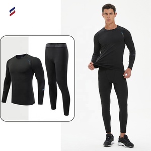 Abbigliamento sportivo da uomo abbigliamento sportivo da ginnastica abbigliamento sportivo caldo <span class=keywords><strong>in</strong></span> <span class=keywords><strong>pile</strong></span> Leggings attillati per atletica sportiva per il Fitness - Product Image 1