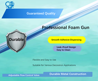 Pistolet à mousse professionnel 2025 avec revêtement en téflon pour la construction et l'usage domestique