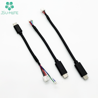 Kabel Konektor Pengisi Daya USB, Kabel USB C Tipe C Ke 2 3 4 5 6 Pin JST/Molex/Yeonho 4 Pin