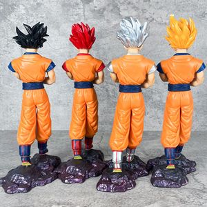 Figurine de dessin animé Son <span class=keywords><strong>Goku</strong></span> de 26 cm, DRAGON BAII, <span class=keywords><strong>cheveux</strong></span> noirs, rouges, argentés, jaunes, statue de manga, figurine en PVC, jouet anime, cadeau - Product Image 5
