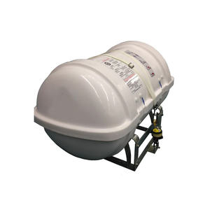 Radeau de survie aérien avec transmetteur de localisation d'urgence et ancre marine pour les opérations de transport en avion et en hélicoptère en haute mer - Product Image 1