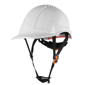 Casco de Seguridad Ligero Tipo V WELTA con Ranuras, Correa de Barbilla Desmontable de 4 Puntos, Arnés Textil de 6 Puntos, Carcasa Ventilada de ABS - Product Image 1