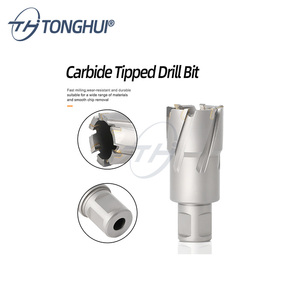 TCT Set di frese per broccia <span class=keywords><strong>anulare</strong></span> con nucleo magnetico Set di punte per foratura in lamiera di acciaio e rame in alluminio - Product Image 4