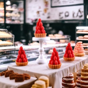 Figuras en Miniatura de Resina con Forma de Tarta de Fresa, Adornos para Manualidades, Scrapbooking y Creación de Muñecas - Product Image 4