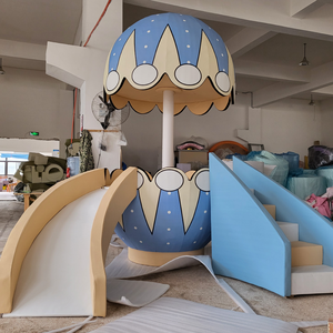 Equipo DE JUEGOS DE tobogán de plástico suave para interiores para niños, escuela y parque de atracciones, juego de escalada - Product Image 6