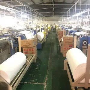 Open Weave Grote Roll Greige Polyester Stof Zelfklevende Geweven Voering Stof Voor Duct Tape