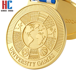 Médaille de compétition sportive universitaire personnalisée en métal émaillé pour jeunes, fabriquée en usine depuis 20 ans - Product Image 3