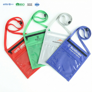 <span class=keywords><strong>Porte</strong></span>-badge d'identification tendance de haute qualité avec double fenêtre transparente, étui pour cartes nominatives, <span class=keywords><strong>porte</strong></span>-cartes de sécurité à suspendre au cou avec boucle pour stylo, idéal pour les salons professionnels et les cadeaux - Product Image 1