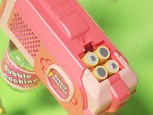 Dwi tự động ánh sáng lên bong bóng Blower Súng bong bóng cho trẻ mới biết đi ngoài trời Đồ chơi Quà tặng đám cưới phục sinh bên ủng hộ ngoài trời quà tặng đồ chơi - Product Image 5