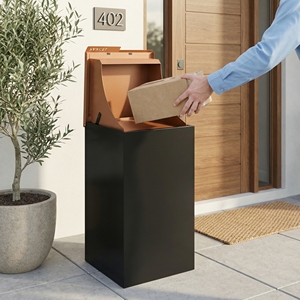 Outdoor Waterproof Anti-Theft Security Galvanized Steel Large Standing Parcel <strong>Drop</strong> <strong>Box</strong> with Key Lock - Product Image 2
