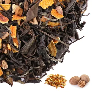 Заводская цена, оптовая продажа, многоразовый ароматизированный чай с ароматом мускатного ореха, апельсиновая цедра, белый чай