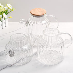 थोक 600 मिलीलीटर 800 मिलीलीटर गर्मी प्रतिरोधी पारदर्शी ग्लास टेपबोट के साथ - Product Image 1