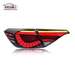 TT-ABC LED นิเมชั่นไฟท้ายเริ่มต้นสำหรับ Honda <span class=keywords><strong>Civic</strong></span> 11th Gen <span class=keywords><strong>2022</strong></span><span class=keywords><strong>สี</strong></span><span class=keywords><strong>แดง</strong></span>และ<span class=keywords><strong>สี</strong></span>ขาว - Product Image 1