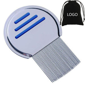 Vente en gros de poils humains pour animaux de compagnie, peigne à <span class=keywords><strong>poux</strong></span> en métal à dents en spirale, tête en acier inoxydable, peigne à <span class=keywords><strong>poux</strong></span> Terminator <span class=keywords><strong>anti</strong></span>-nit gratuit - Product Image 1