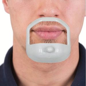 Kit de plantillas para dar forma a la barba de 5 tamaños para un estilizado perfecto con peine guía, herramientas de barbería, moldeador de vello facial y set de recorte para hombres - Product Image 1