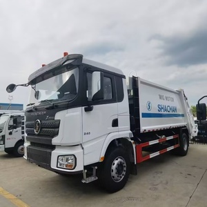 รถบรรทุกอัดขยะแบบบรรทุกด้านหลัง Shacman X3000 F3000 L3000 ขนาด 8-10 ลูกบาศก์เมตร จากจีน ราคาใหม่ - Product Image 1