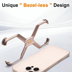 <span class=keywords><strong>Funda</strong></span> de teléfono de parachoques extraíble de Metal de aluminio tipo <span class=keywords><strong>X</strong></span> de lujo para <span class=keywords><strong>iPhone</strong></span> 16 Pro Max con cubierta de <span class=keywords><strong>silicona</strong></span> suave de cuatro esquinas a prueba de golpes - Product Image 2