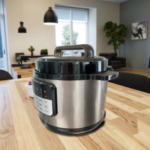 Temporizador de 24 horas con pantalla LED de retardo, olla a presión eléctrica, menú de 14, tres opciones de sabor, acero inoxidable, aluminio, alemán, 1, 2, 1, 2, 2 - Product Image 4