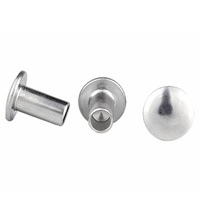 Taille personnalisée 2mm 2.5mm 3mm acier inoxydable SS 304 316 316L tête de champignon Rivet Semi-tubulaire GB873