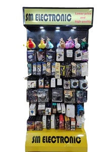 Tùy Chỉnh Cửa Hàng Điện Thoại Di Động Phụ Kiện Công Cụ Snack Thực Phẩm Khoai Tây Chip Văn Phòng Phẩm Bưu Thiếp Kim Loại Pegboard Hiển Thị Giá Đứng Kệ - Product Image 3