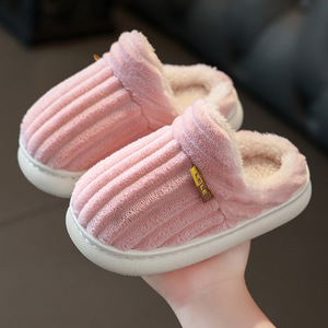 Winter Classic Closed Toe Anti-slip Soft Sole Warm Breathable Odor-Proof Cotton <b>Slippers</b> for <b>Home</b> Use - Product Image 3