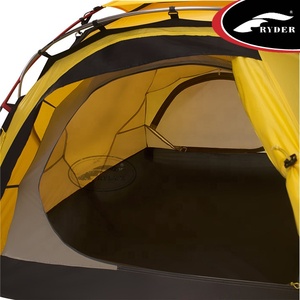 Carpa <span class=keywords><strong>de</strong></span> <span class=keywords><strong>Montaña</strong></span> Táctica Profesional <span class=keywords><strong>de</strong></span> Alta Calidad, Geodésica, <span class=keywords><strong>de</strong></span> Aluminio, para 2 Personas, 4 Estaciones, Resistente al Viento y a la Altura, para Climas Extremos - Product Image 4
