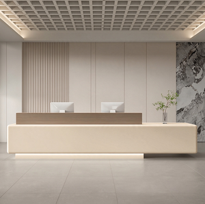 Mostrador de Recepción Moderno para Vestíbulo, Recepción para Hotel, Oficina, Área de Bienvenida - Product Image 1