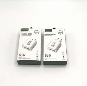 <span class=keywords><strong>Cargador</strong></span> de Pared USB de <span class=keywords><strong>Carga</strong></span> Rápida GaN de 65W, Adaptador de Viaje con Enchufe Tipo C para <span class=keywords><strong>iPhone</strong></span> 17 16 15 y Android, Enchufe EU/US, Gran Venta - Product Image 4