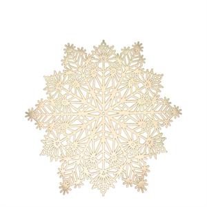 بيع بالجملة Boen مطبوعات ذهبية مجوفة متعددة الألوان على شكل ندفة الثلج - Product Image 3