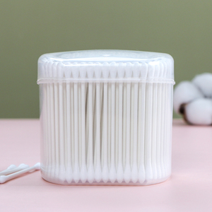 ก้านสำลีติดหูไม้ไผ่พลาสติก,ก้านสำลีแบบสองหัวฉลากส่วนตัว300ชิ้น - Product Image 4