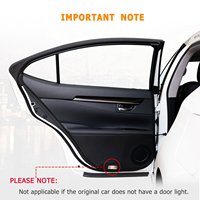 Projecteur de logo de porte de voiture à LED, lumière fantôme pour Lexus RX 300 330 GS 400 430 HS IS 200 250 LS LX 570 ES SC GX