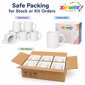 Kit de Tazas de Cerámica Personalizadas para Vendedores de <span class=keywords><strong>Etsy</strong></span>, Juego de Pintura de Cerámica de Marca Privada con Pinceles y Pinturas de Primera Calidad - Product Image 6