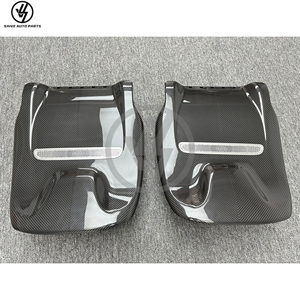Kit de Accesorios Interiores para Automóviles de Fibra de Carbono Seca con Acabado Brillante, Cubierta para Respaldo de Asiento para Mercedes Benz Clase G W464 G500 G63 2019-2023 - Product Image 5