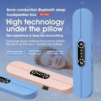 Nouvelle conception d'enceinte à conduction osseuse pour le sommeil, aide contre l'insomnie, boîte à musique pour oreiller avec écran, produit électronique grand public