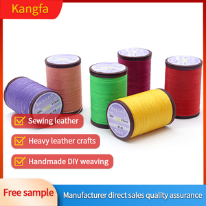Kangfa fils de maroquinerie 0.35-0.8mm aiguilles à coudre véritables <span class=keywords><strong>fil</strong></span> à coudre ciré outil en cuir de lin artisanal - Product Image 2