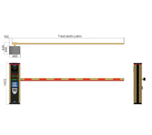 Barrera <span class=keywords><strong>de</strong></span> Reconocimiento <span class=keywords><strong>de</strong></span> Matrículas Automática (ANPR) Impermeable, Máquina Todo en Uno - Product Image 3