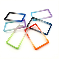 Étuis de protection RFID en TPU holographique multicolore pour passeport et cartes de crédit, 35pt, style tendance, souples, flexibles, personnalisables, vierges, sans impression