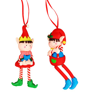 134g Christmas Clay Ornament Non-Toxic & Durable DIY Holiday Decor Perfect Gift for Tree & Party Inspired by Polymer Clay