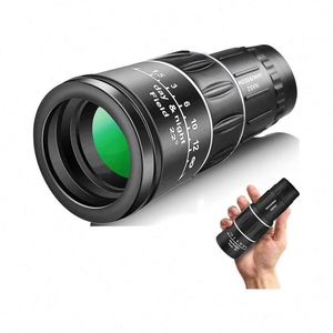 Télescope monoculaire portable 16X52 avec objectif 52 mm, haute puissance, lentille BAK4 FMC, revêtement, monture équatoriale, mise au point manuelle, pour la chasse - Product Image 1